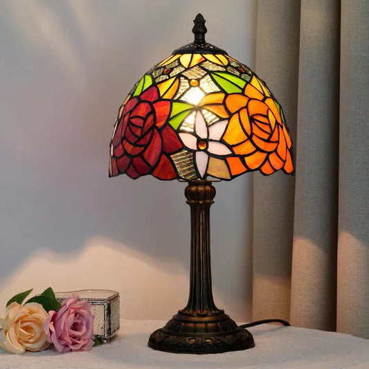 Vintage Tiffany Buntglaslampe