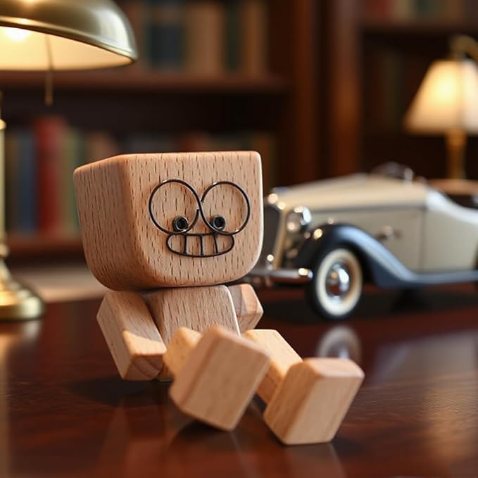 Schüttelnde Holzstatue💖💖