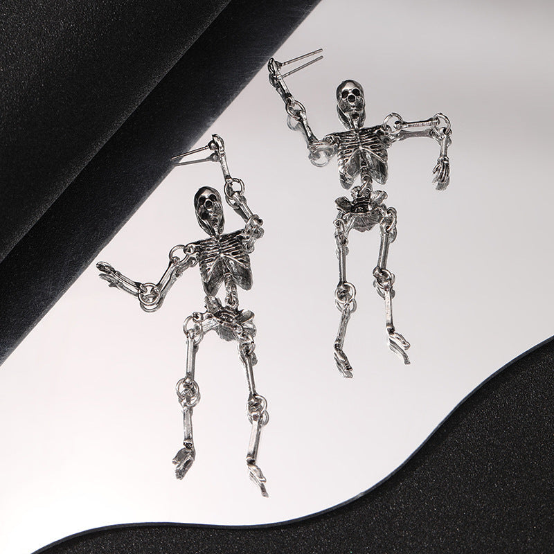 Personalisierte Totenkopf Ohrringe