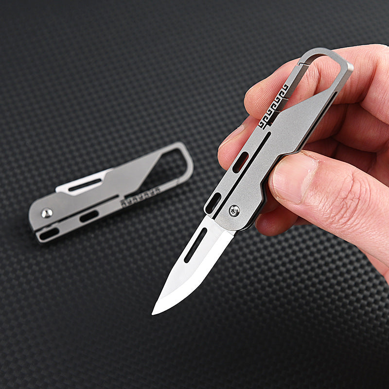Klappbares Mini-Taschen-Allzweckmesser aus Titan