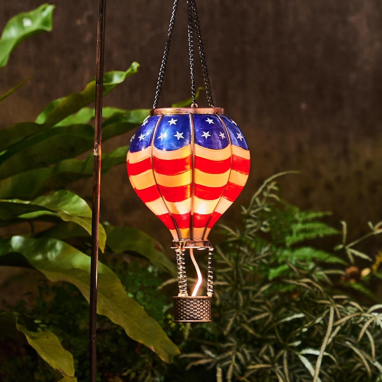 Solar-Heißluftballon-Dekorationslichter für den Außenbereich, Stimmungslichter für den Garten