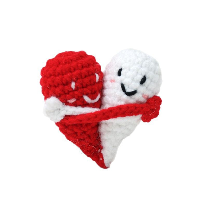 Handgehäkelte „Hug Cute Thing“-Heilpuppe aus Wolle, halten Sie die Wärme in Ihrer Handfläche