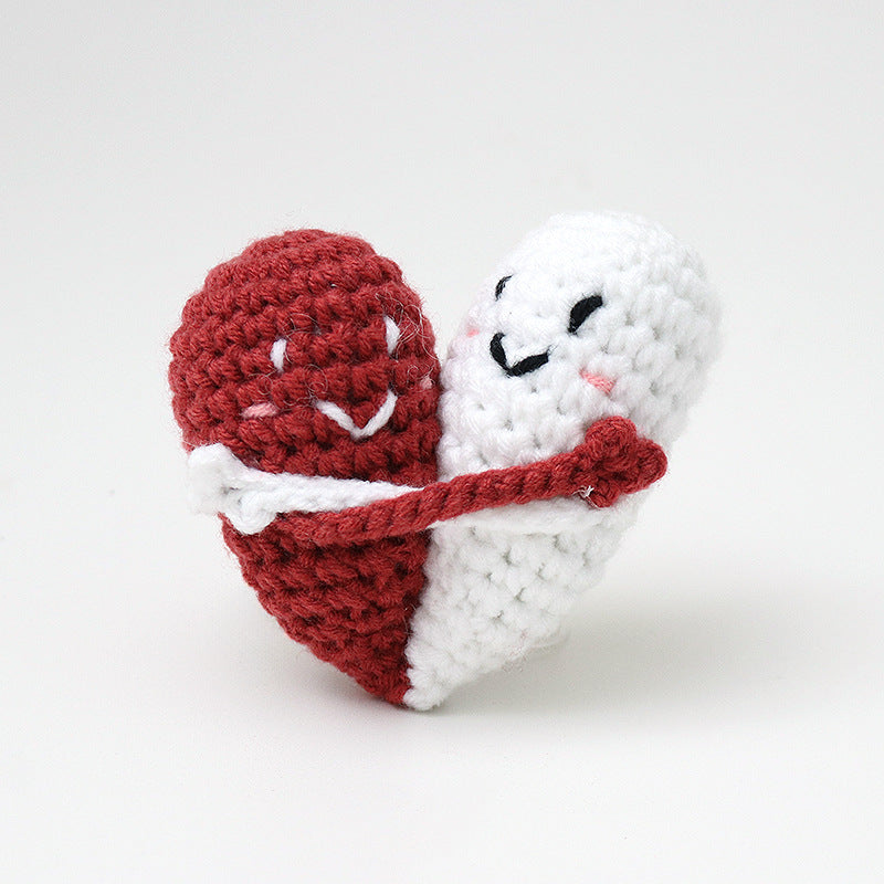 Handgehäkelte „Hug Cute Thing“-Heilpuppe aus Wolle, halten Sie die Wärme in Ihrer Handfläche