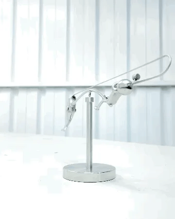 🔥Letzter Verkauf 49 % RABATT🎣Die balancierende Fischerskulptur