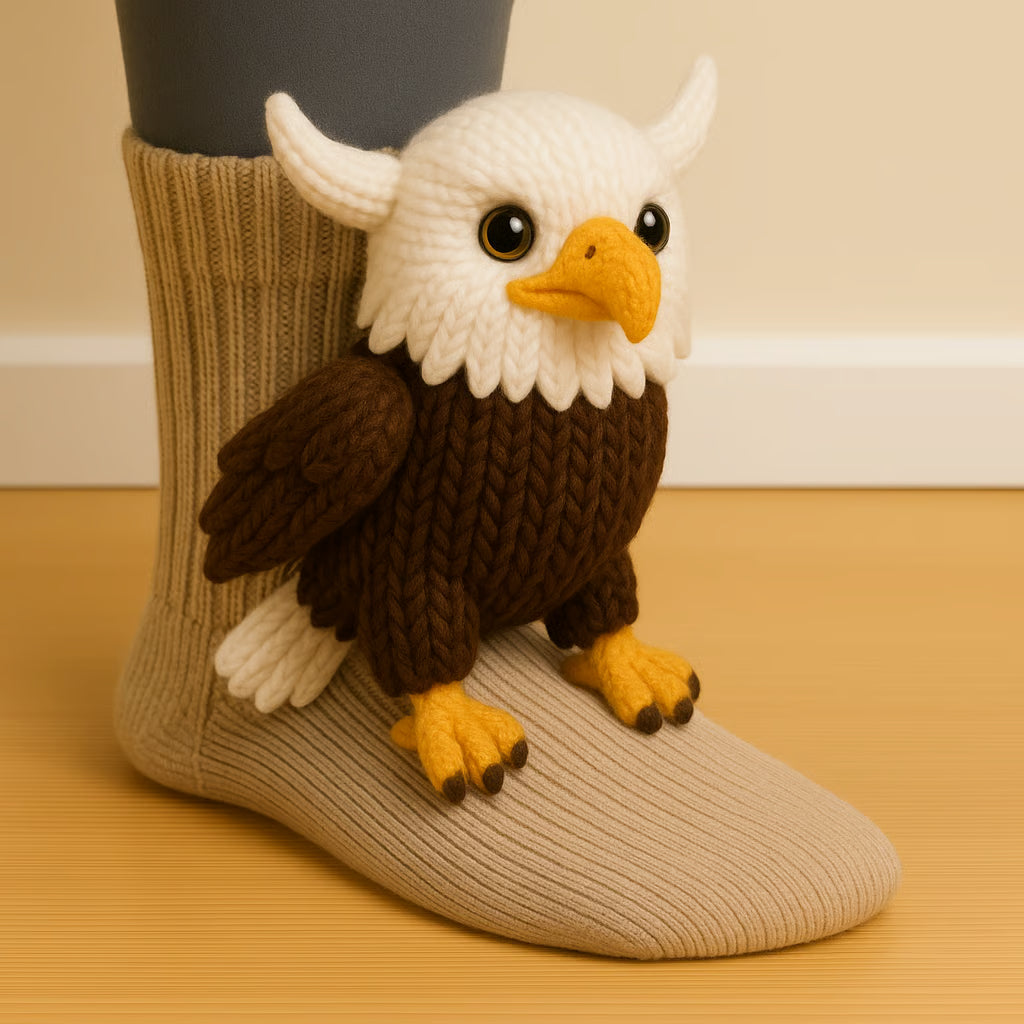 š„Letzter Tag 49 % RABATT ā 2025 3D-Stricksocken mit Tiermotivš§¦