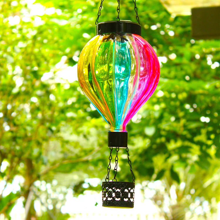 Solar-Heißluftballon-Dekorationslichter für den Außenbereich, Stimmungslichter für den Garten