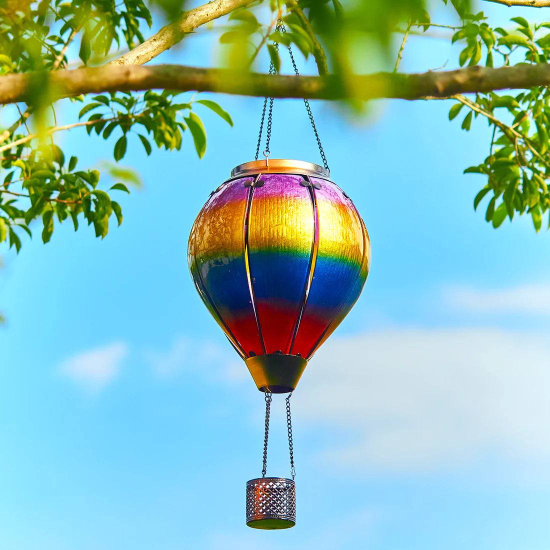 Solar-Heißluftballon-Dekorationslichter für den Außenbereich, Stimmungslichter für den Garten