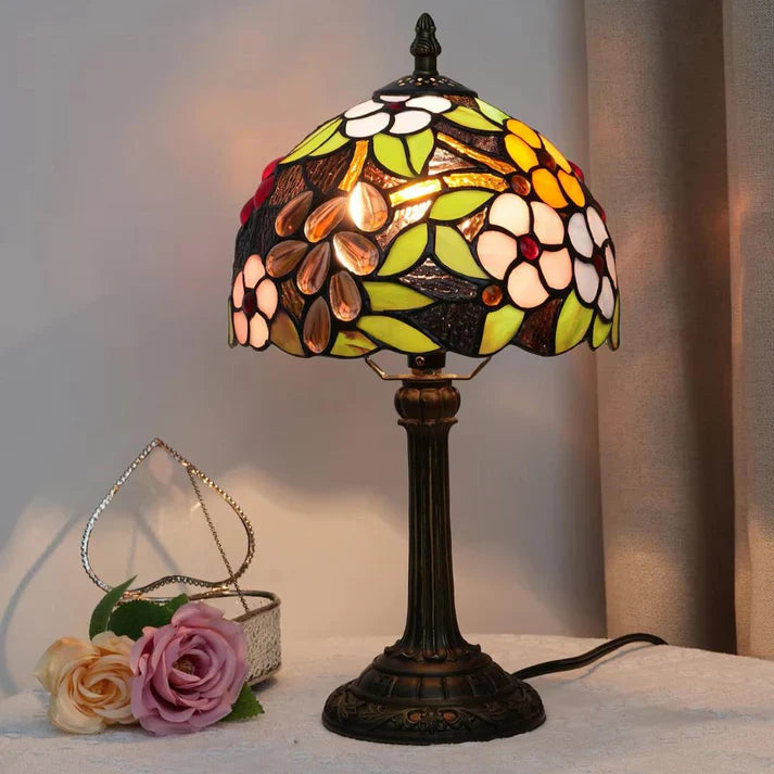 Vintage Tiffany Buntglaslampe