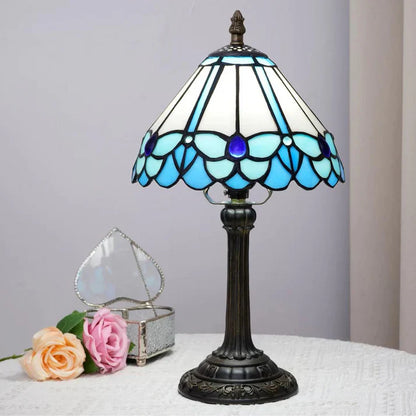 Vintage Tiffany Buntglaslampe