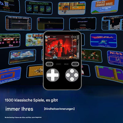Magnetische kabellose Powerbank für Gaming | 1500 klassische Spiele + Schnellladung, jederzeit und überall spielen