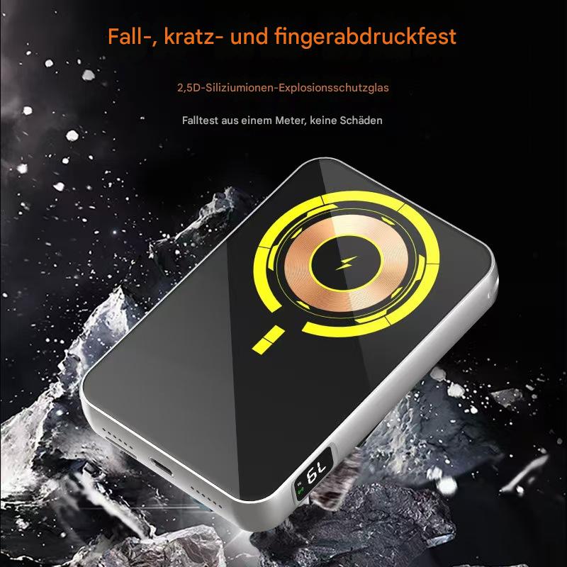 Magnetische kabellose Powerbank für Gaming | 1500 klassische Spiele + Schnellladung, jederzeit und überall spielen