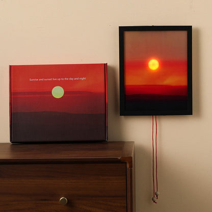 Stimmungsvolle Sonnenuntergangsbeleuchtung
