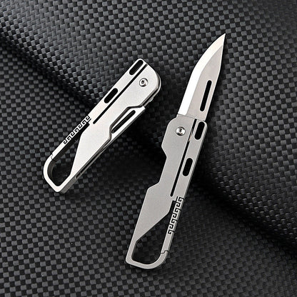Klappbares Mini-Taschen-Allzweckmesser aus Titan