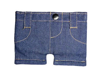 Kreative Mini-Geldbörse im Denim-Stil