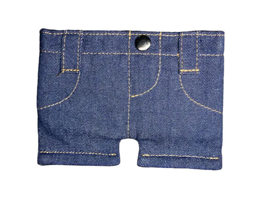 Kreative Mini-Geldbörse im Denim-Stil