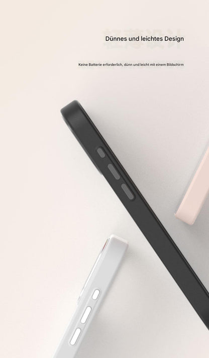 Intelligente Handyhülle mit vierfarbigem Tintenbildschirm, exklusive DIY-Trendhülle, schwarzer Technologie-Segen, super praktisch