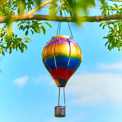 Solar-Heißluftballon-Dekorationslichter für den Außenbereich, Stimmungslichter für den Garten